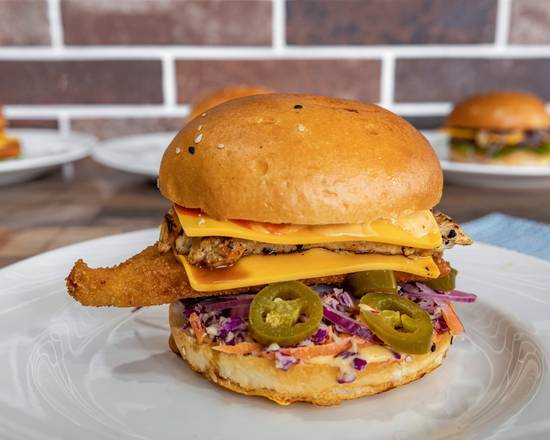 Double Backfire Burger